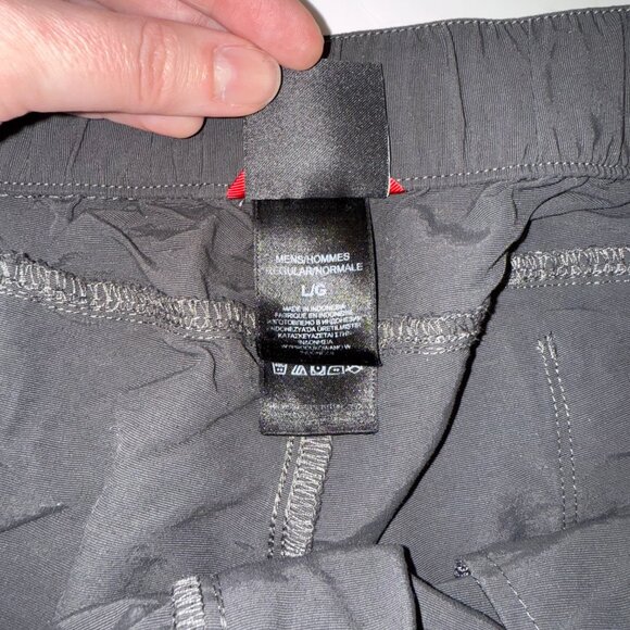 The North Face Men's Convertible Hiking Pants Shorts Gray Size Large - Picture 10 of 11